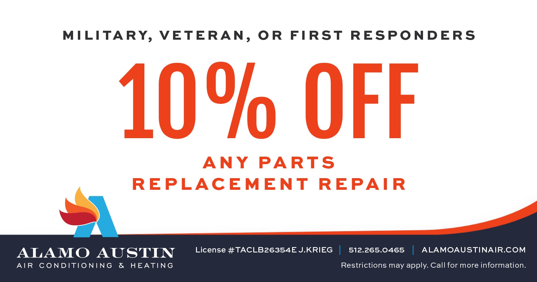 Specials HVAC Discounts & Coupons Installation, Repairs